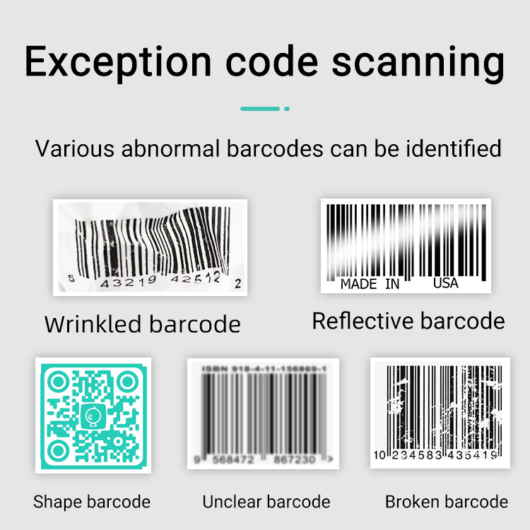 lecteur de codes-barres portatif casher avec écran