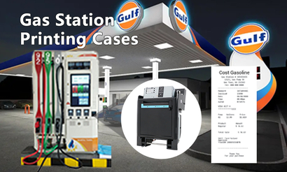 Cas d'impression de station-service