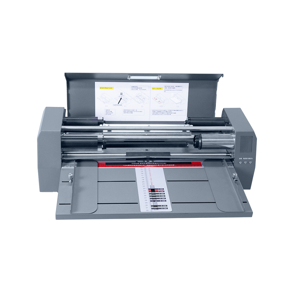 MASUNG MS-TTR350 Imprimante de couverture de transfert thermique de dossier de papier kraft brun d'impression automatique