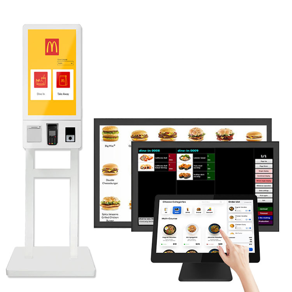 MASUNG MS-S9 – système de point de vente en libre-service, Machine tout-en-un, kiosque de paiement sans numéraire pour carte Visa à écran tactile pour Restaurants