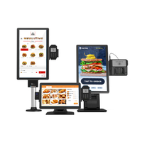 MASUNG MS-S11 système de point de vente à écran tactile kiosque de commande automatique de paiement en libre-service pour les fabricants de restaurants Mcdonald S KFC